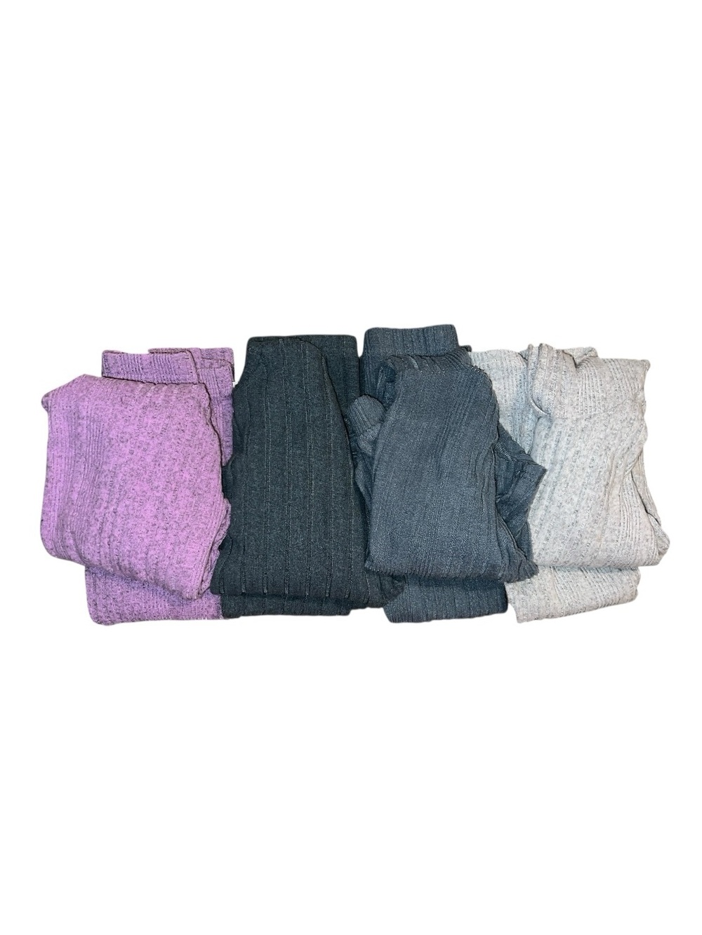Girls Matching Sets Bundle Ribbed Neutrals Size 5 - Picture 3 of 5